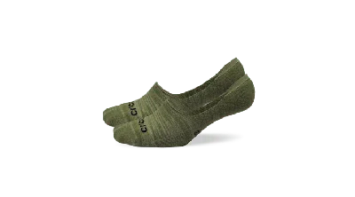 Crocs Socks Hidden Liner 3-pack In Moss/multi