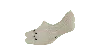 Crocs Socks Hidden Liner 3pk In White
