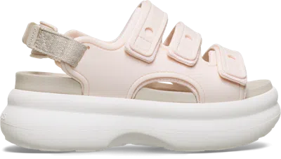 Crocs | Women | Soho Shimmer Sport | Sandals | Peach Ice/frappé/chalk | 8