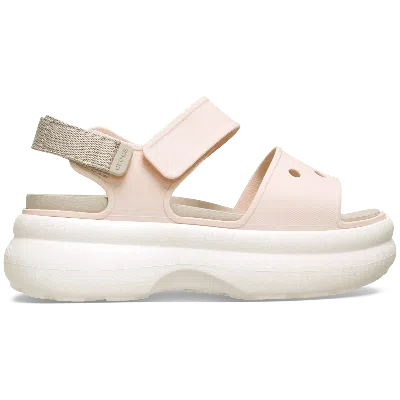 Crocs Soho Shimmer Y Strap Sandal In Pink