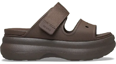 Crocs Soho Two Strap Sandal In Brown