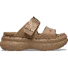 Crocs Soho Two Platform Touch-strap Sandals In Brown