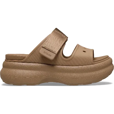 Crocs Soho Two Platform Touch-strap Sandals In Brown