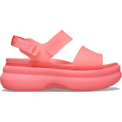 Crocs Soho Y Strap Frosted Sandal In Pink