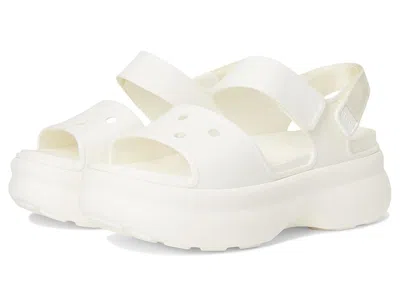 Crocs Soho Y Strap Sandals In White