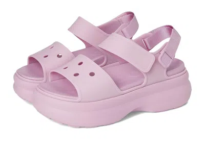 Crocs Soho Y Strap Sandals In Pink