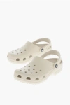 Crocs Solid Color Classic Clogs With Cut-out Details In Multi