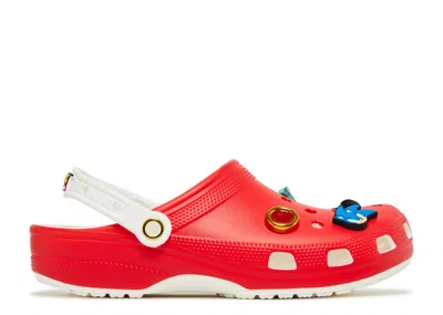 Crocs Sonic The Hedgehog X  Classic Clog 'sonic's Shoes' In Red