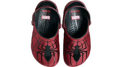 Crocs Spider-man Neo Classic Clog In Red