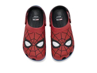 Crocs Spider-man Classic Clog Clog/mule Shoes Spiderman: Men's 10 - Women's 12 Medium In Red