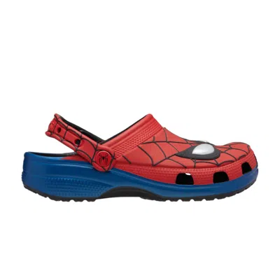 Pre-owned Crocs Spider-man X  Classic Clog 'multi Color' | Red | Men's Size 8