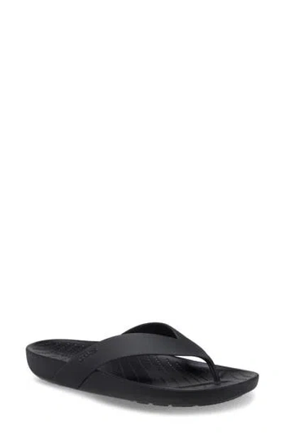 Crocs Splash Flip Flop In Black