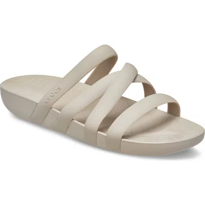 Crocs Splash Strappy Slide Sandal In Multi