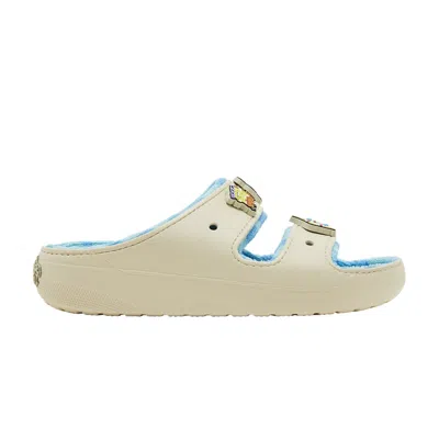 Pre-owned Crocs Spongebob Squarepants X Classic Cozzzy Sandal 'goo Lagoon' In Tan