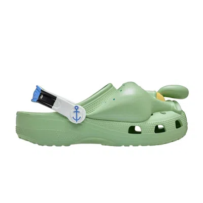 Pre-owned Crocs Spongebob Squarepants X  Classic Clog 'squidward' | Green | Men's Size 11