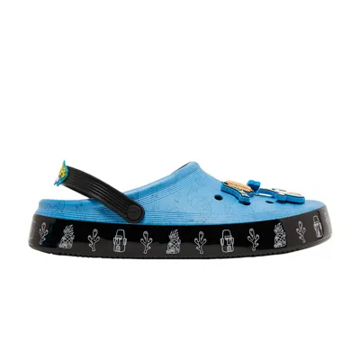 Pre-owned Crocs Spongebob Squarepants X Off-court Clog 'bikini Bottom' In Blue