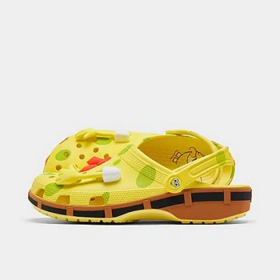 Crocs Spongebob Squarepants X Spongebob Classic Clog Shoes (men's Sizing) In Yellow/brown/black/multi