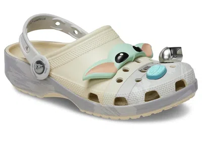 Crocs Star Wars Classic Clog Slippers Grogu Bone :