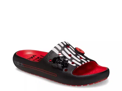 Crocs Star Wars Darth Vader Classic Slide Sandal In Red