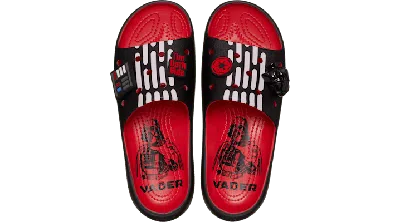 Crocs Star Wars Darth Vader Classic Slide In Varsity Red