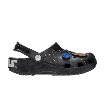 Pre-owned Crocs Star Wars X  Classic Clog Gs 'hyperspace' | Black | Kid's Size 13