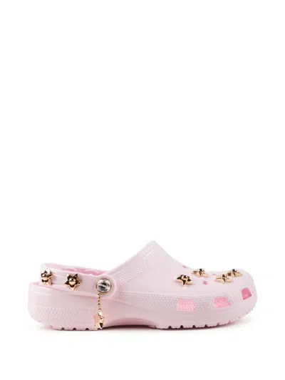 Crocs Star-embellished Sandals In Pink