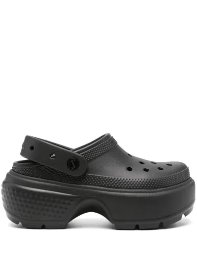 Crocs Stomp Sandals In Black