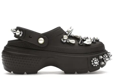 Pre-owned Crocs Stomp Clog Simone Rocha Sneakers In Espresso