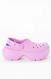 Crocs Stomp Slingback Platform Clog In Pink