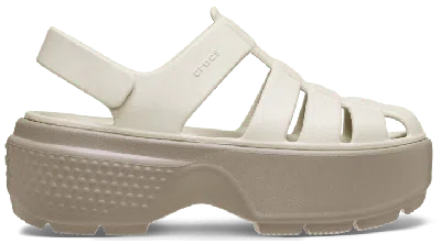 Crocs Stomp Fisherman Sandal In Almond Tint