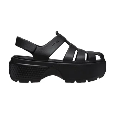 Pre-owned Crocs Stomp Fisherman Sandal 'black' | Men's Size 10