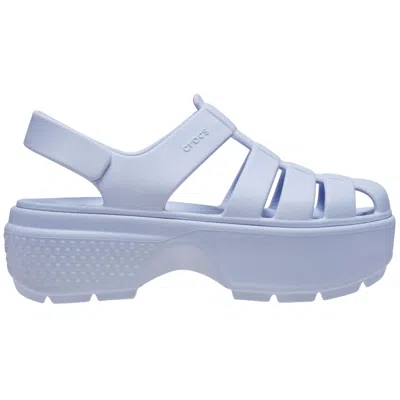 Crocs Stomp Fisherman Sandal Dreamscape 209938-5af Women's In Gray