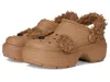 Crocs Stomp Lined Clogs Slippers Sepia Bear : In Multi