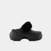 Crocs Unisex Stomp Lined Clog In Black
