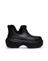 Crocs Stivaletto Stomp Lined Shorty Boot Black In Black/black
