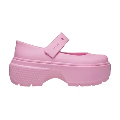 Pre-owned Crocs Stomp Mary Jane 'pink Tweed'