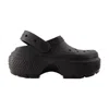 Crocs Stomp Sandals In Black