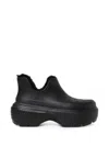 Crocs Stomp Shorty Ankle Boots In Black