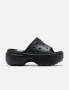 Crocs Stomp Slide Sandals In Black