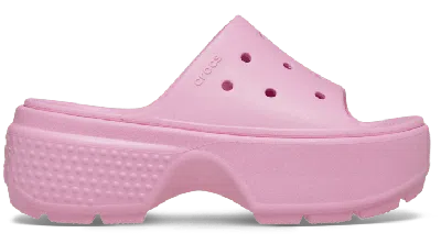 Crocs Stomp Slide In Pink Tweed