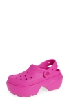 Crocs Stomp Slingback Platform Clog In Pink