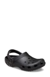 Crocs Studded Classic Clog In Black
