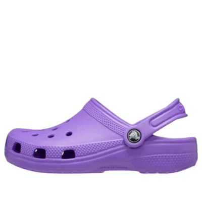 Crocs (td)  Classic Clog 'galaxy' In Purple