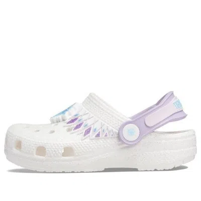 Crocs (td)  Classic Fun Lab I Am Frozen Ii Clog 'white Lila'