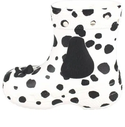 Crocs (td)  Classic I Am Dalmatian Boots 'white Black'