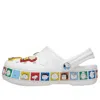 Crocs X Peanuts Crocband Clogs-multi In White
