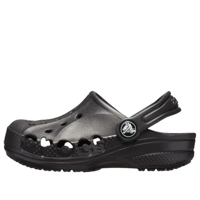 Crocs (td)  Toddler Baya Clog 'black' In Animal Print