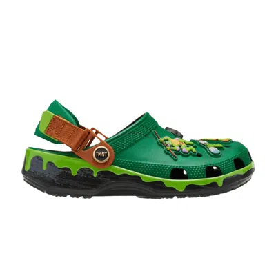 Pre-owned Crocs Teenage Mutant Ninja Turtles Kids X  Classic Clog 'green' | Kid's Size 1