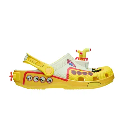 Pre-owned Crocs The Beatles X Classic Clog 'yellow Submarine'