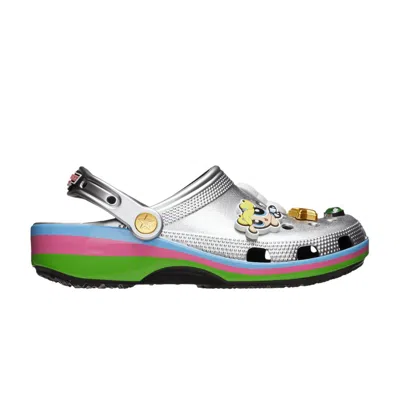Pre-owned Crocs The Powerpuff Girls X Classic Clog 'metallic Silver'